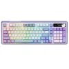 Клавіатура Ajazz AK980 Clear Sky Switch Purple RGB USB/Wireless/Bluetooth UA Purple (AK980-CS-PWB) зображення 2