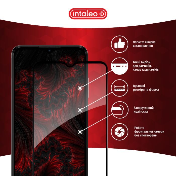 Скло захисне Intaleo Full Glue Nokia G22 Black (1283126582189) зображення 3