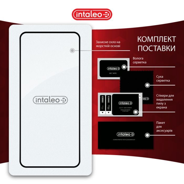 Стекло защитное Intaleo Full Glue Xiaomi Redmi Note 14 4G Black (1283126599453) изображение 8