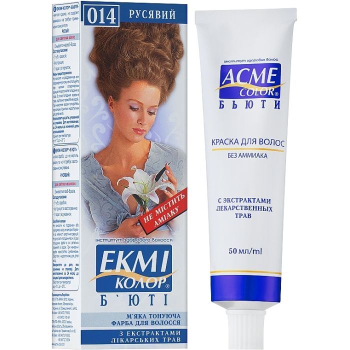 Фарба для волосся Acme Color Beauty Phyto 014 - Русявий (4820000300322) зображення 6