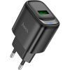 Зарядний пристрій HOCO C140A Smart USB QC3.0 Black (6942007627788) зображення 4