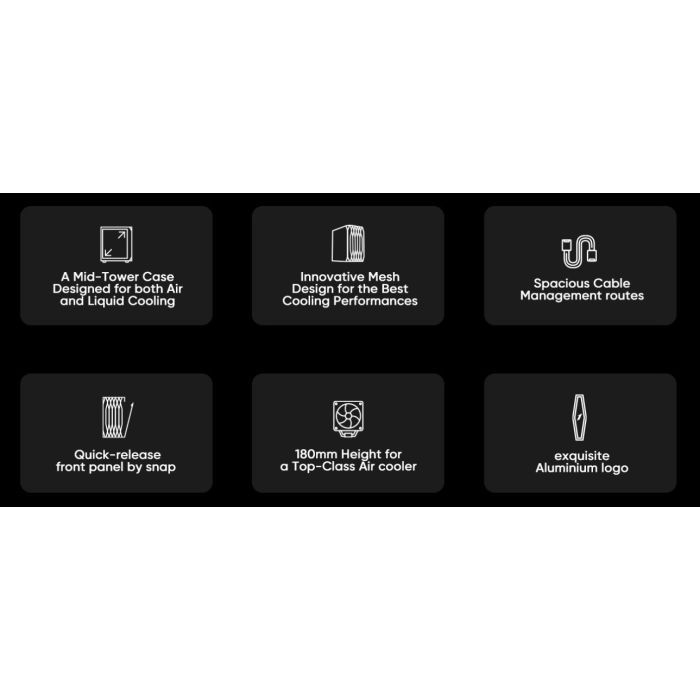 Корпус для ПК 1stPlayer AY7-BK-4F1 зображення 10