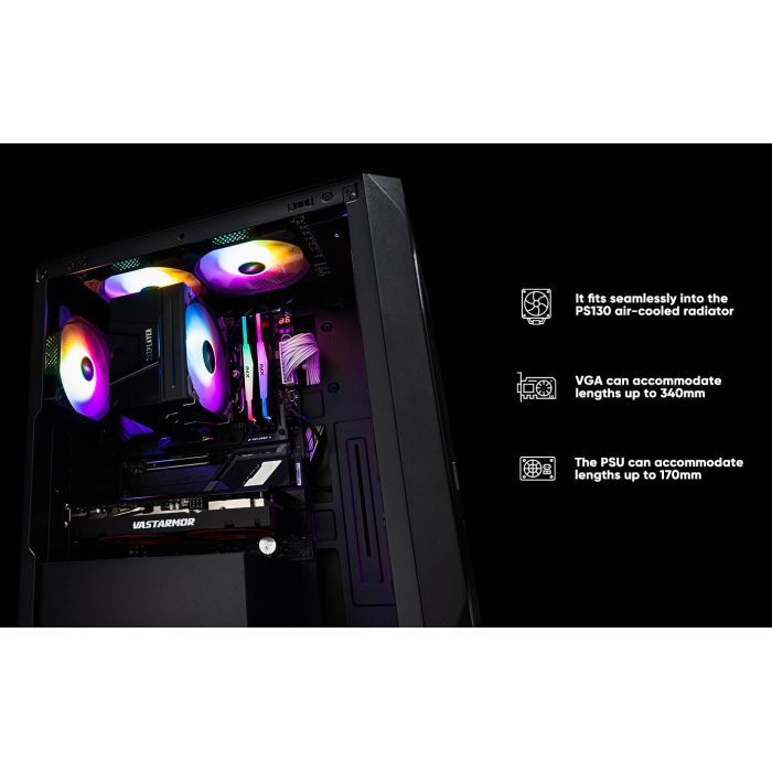 Корпус для ПК 1stPlayer AY7-BK-4F1 зображення 12