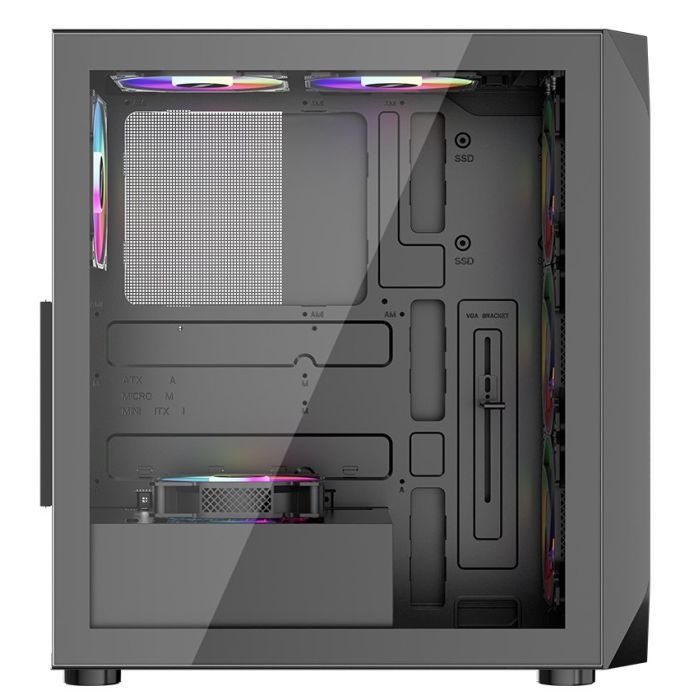 Корпус для ПК 1stPlayer AY7-BK-4F1 зображення 3