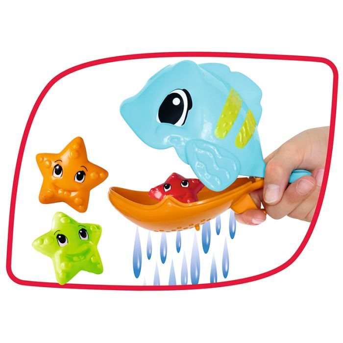 Игрушка для ванной Simba Голодная рыбка с морской звездой, 15 см, 12 штук (4010070) изображение 2