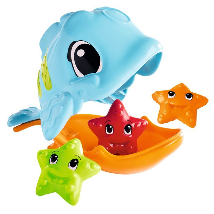Игрушка для ванной Simba Голодная рыбка с морской звездой, 15 см, 12 штук (4010070) изображение 3