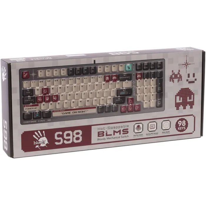Клавіатура A4Tech Bloody S98 USB Pixels Red (4711421001120) зображення 4