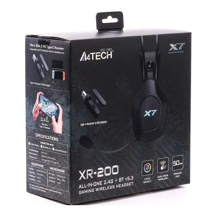 Навушники A4Tech XR-200 Black (4711421001410) зображення 7