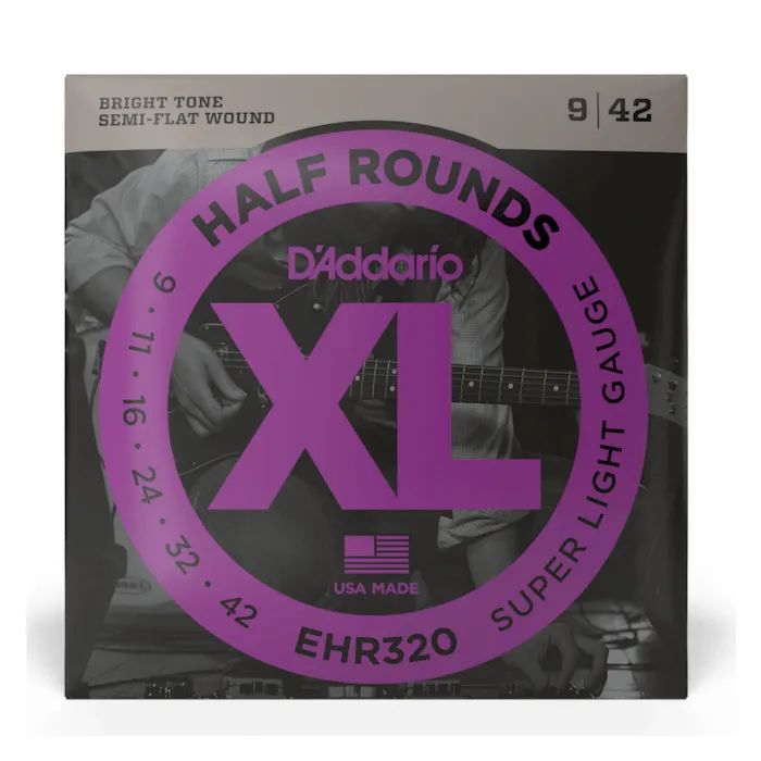 Струны для гитары D'Addario XL Half Rounds Super Light (09-42) (EHR320)