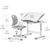 Парта со стулом Evo-kids Evo-06 Plus Grey (Evo-06 Plus G) изображение 3