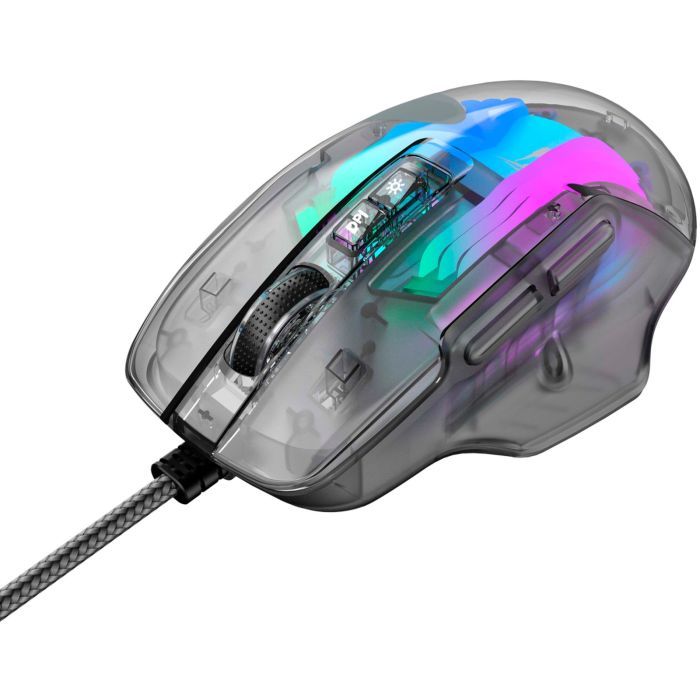 Мишка Havit HV-MS1011SE USB Transparent White (6950676293678) зображення 2
