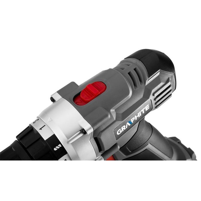 Шуруповерт Graphite Energy+ 18V 1х2Ah, 44Нм, 0-350/0-1250об/хв (58G000-SET1) зображення 4