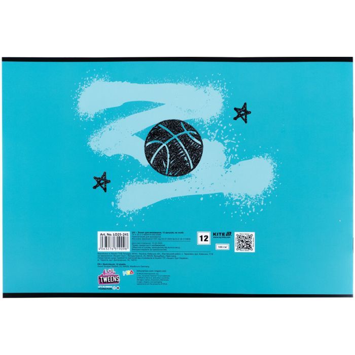 Альбом для рисования Kite LOL, 12 листов (LO25-241) изображение 10