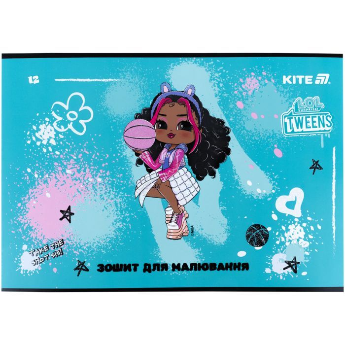 Альбом для рисования Kite LOL, 12 листов (LO25-241) изображение 9