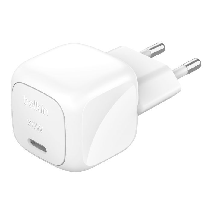 Зарядное устройство Belkin USB-C PD30W PPS white (WCA008KQWH)