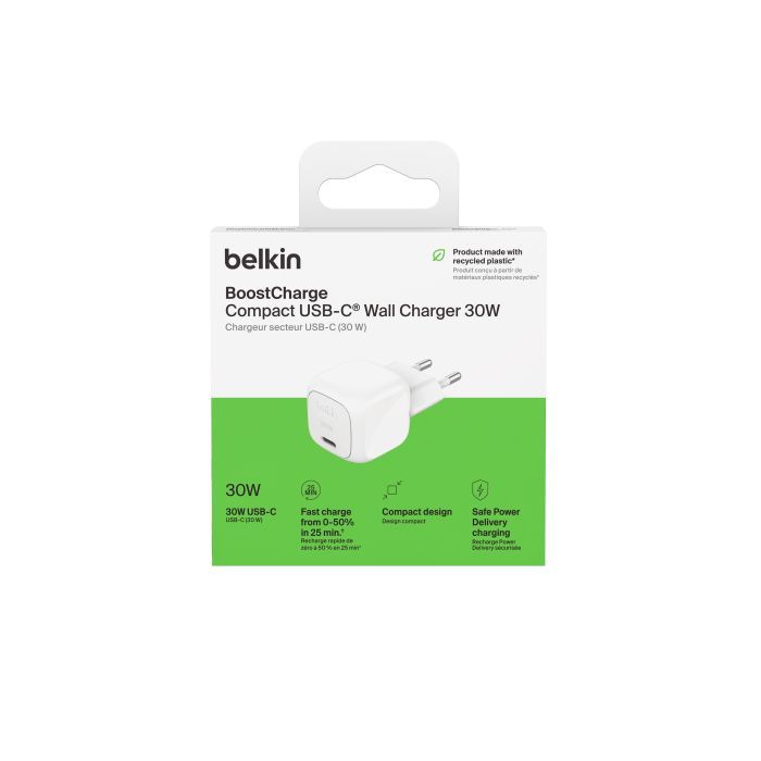 Зарядное устройство Belkin USB-C PD30W PPS white (WCA008KQWH) изображение 7