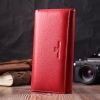 Гаманець ST Leather З натуральної шкіри Червоний (22524) зображення 9