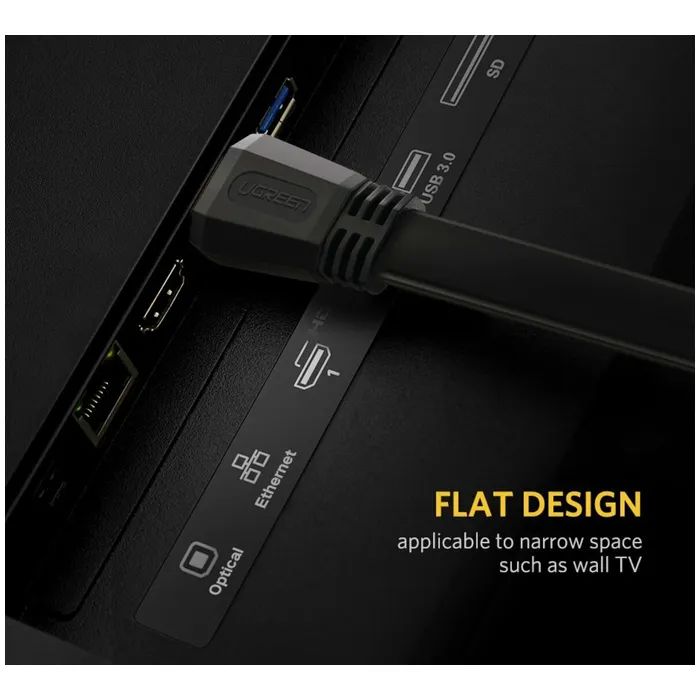 Кабель мультимедийный HDMI M to HDMI M 1.5m Ugreen (UGR-50819) изображение 3