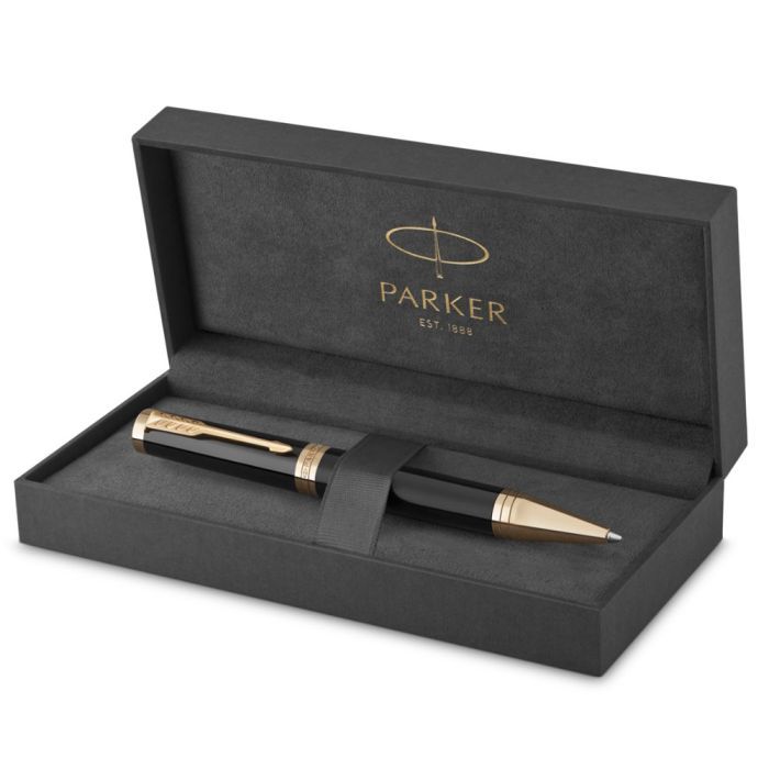 Ручка кулькова Parker INGENUITY Black Lacquer GT BP (60 032) зображення 3