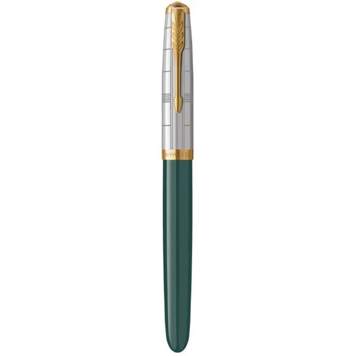 Ручка перьевая Parker PARKER 51 Premium Forest Green GT  FP F (56 311) изображение 2