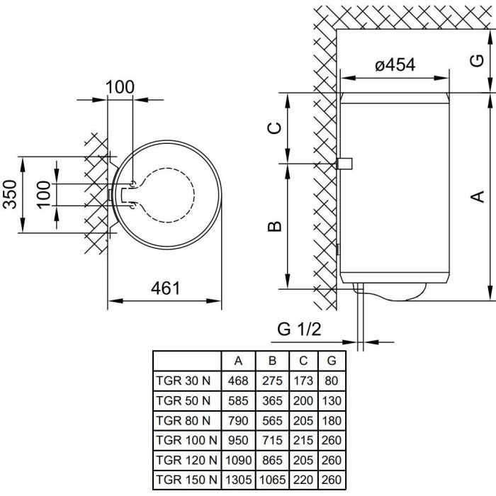 Бойлер TIKI Prime M 50V9 (700171) зображення 2