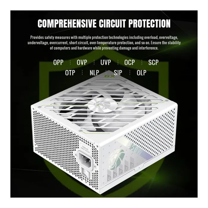 Блок питания Gamemax 850W (GX PRO 850G WH) изображение 5