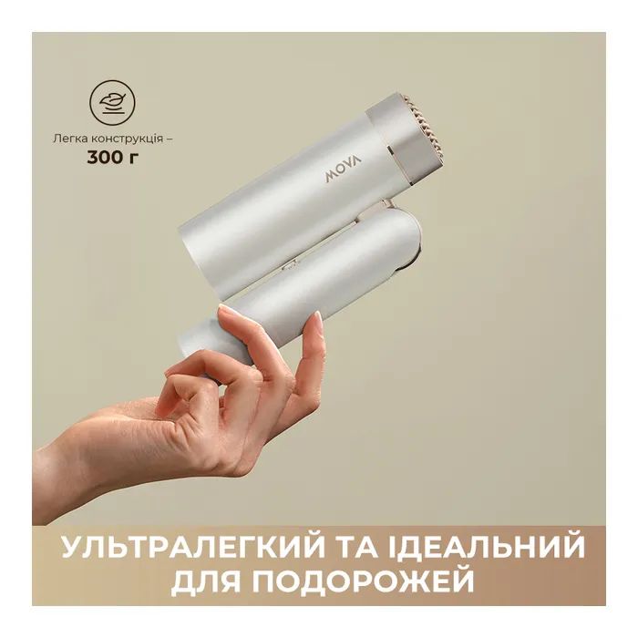 Фен MOVA Flip10 White (AMFL10-WH) зображення 2