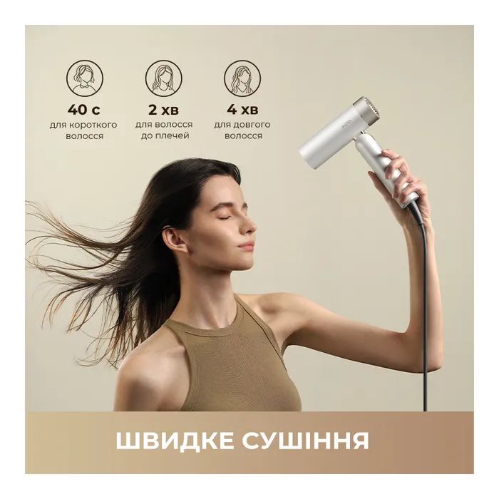 Фен MOVA Flip10 White (AMFL10-WH) зображення 4