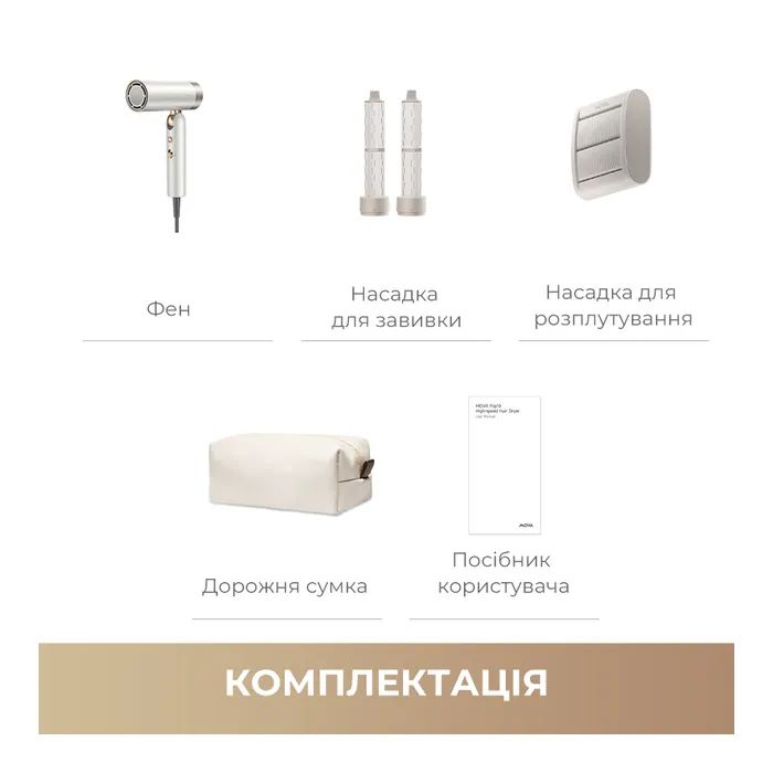 Фен MOVA Flip10 White (AMFL10-WH) зображення 9