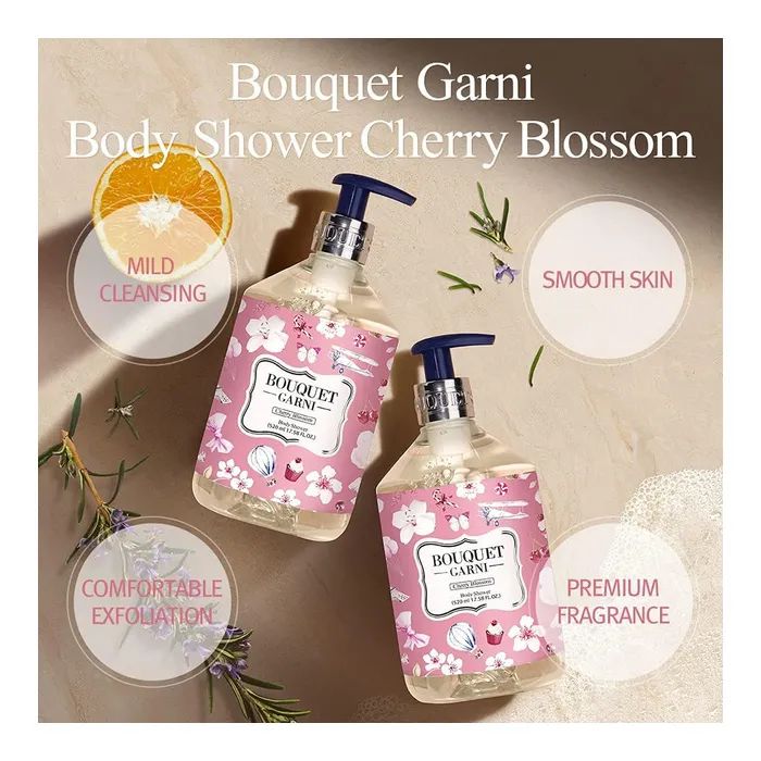 Гель для душа Bouquet Garni Cherry Blossom 520 мл (8809487040958) изображение 2