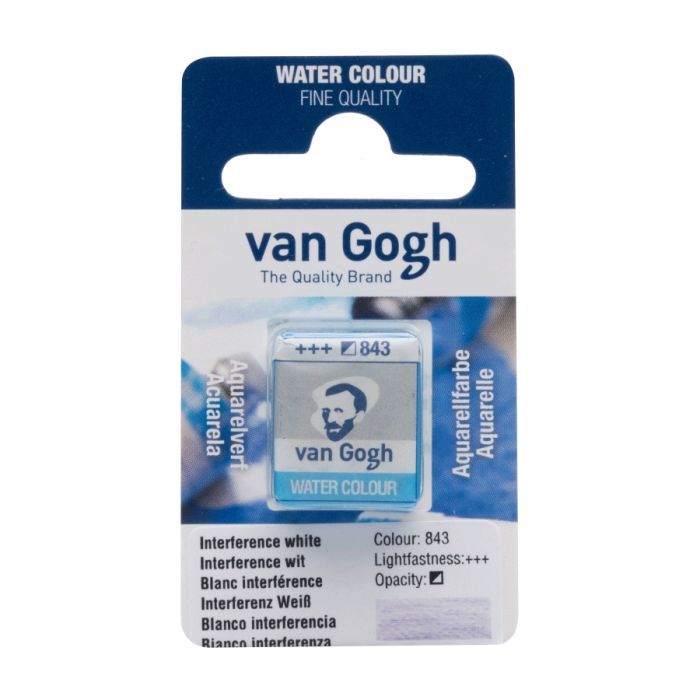 Акварельні фарби Royal Talens Van Gogh (843), Інтерферентний білий, кювета (8712079419639)