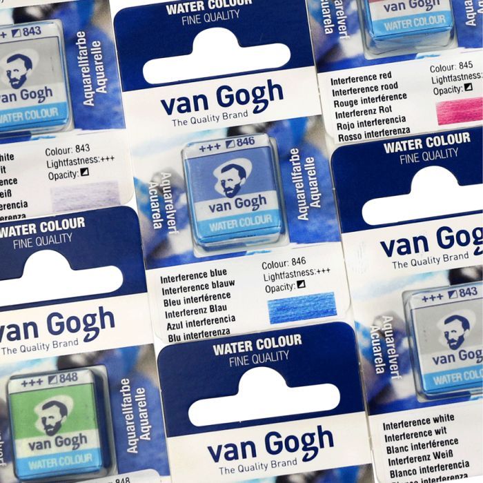 Акварельні фарби Royal Talens Van Gogh (843), Інтерферентний білий, кювета (8712079419639) зображення 2
