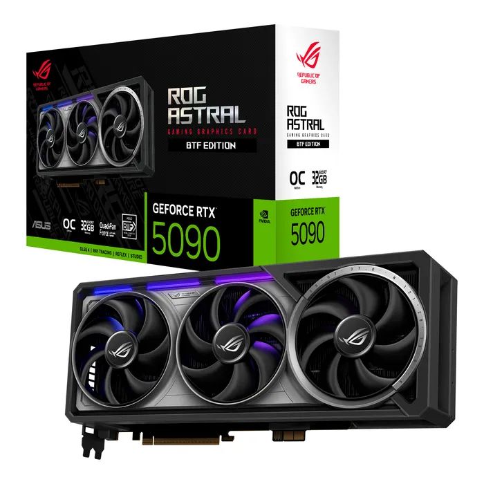Відеокарта ASUS GeForce RTX5090 32GB ROG ASTRAL BTF OC GAMING (ROG-ASTRAL-RTX5090-O32G-BTF-GAMING) зображення 10