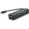Концентратор Voltronic USB-C to 3xUSB 3.0 + RJ45 1000Mbps black (YT-TCA3H3+Et-W) изображение 3
