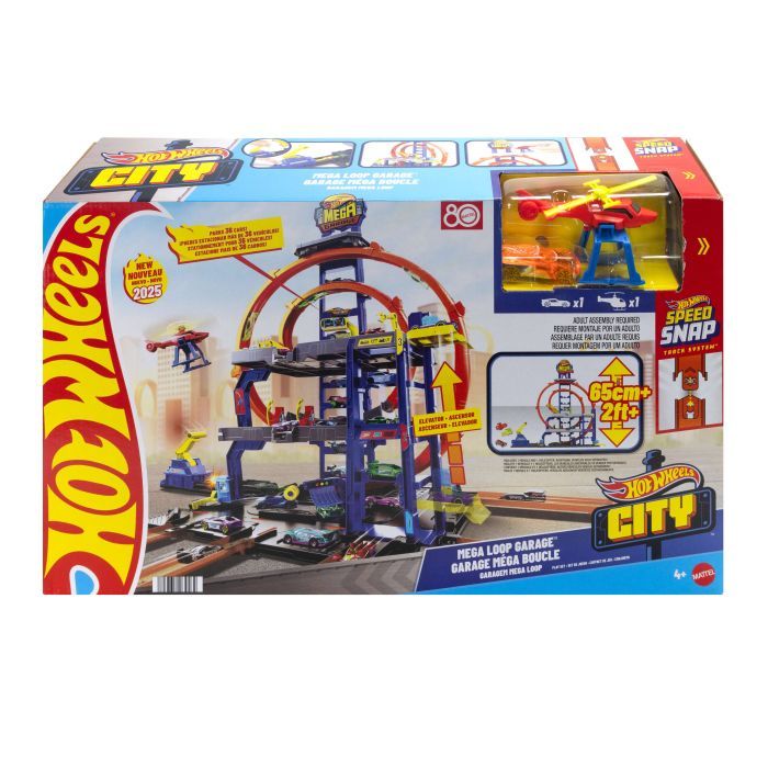 Автотрек Hot Wheels City Гараж с мега петлей (JBM74) изображение 2