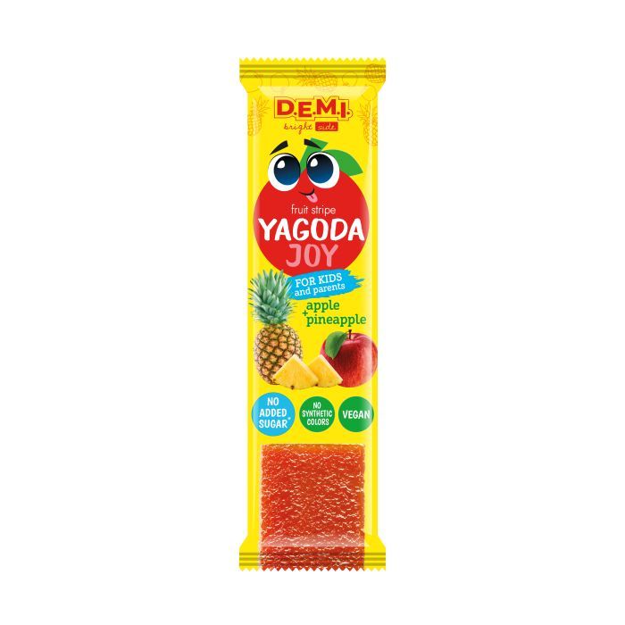 Цукерка Demi Yagoda Joy Пастила фруктова з смаком ананасу 15 г (de.21388)