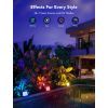 Светильник Govee H7060 LED Smart Flood Lights, 4pcs, RGBICWW, Wi-Fi/Bluetooth, Black (H7060311) изображение 10