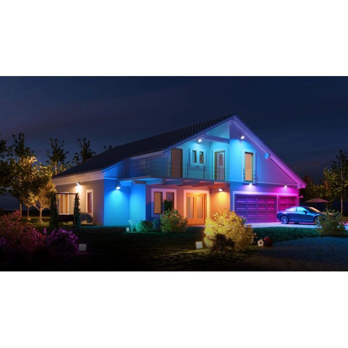 Светильник Govee H7060 LED Smart Flood Lights, 4pcs, RGBICWW, Wi-Fi/Bluetooth, Black (H7060311) изображение 4