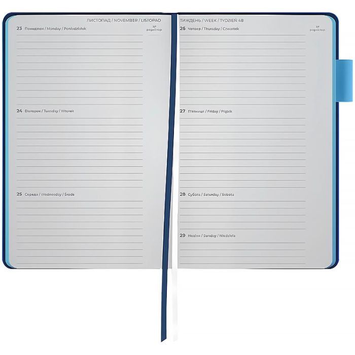 Еженедельник Axent датированный 2026 Partner Soft Muse 125х195, зеленый (8527-26-2-A) изображение 5