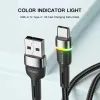 Дата кабель USB 2.0 AM to USB-C 2.0m 3A LED black Essager (EXCT-XCDA01) зображення 3