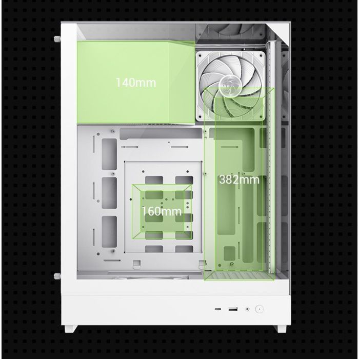 Корпус для ПК Gamemax T20 WH зображення 8