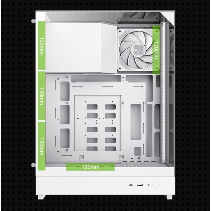 Корпус для ПК Gamemax T20 WH зображення 9