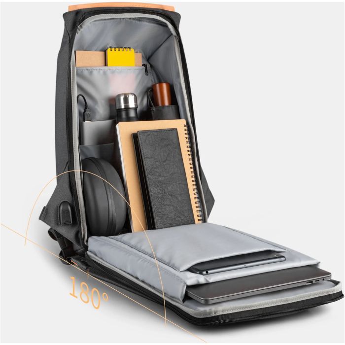 Рюкзак для ноутбука Kingsons 15.6" laptop backpack Dark Grey (KS3207W) изображение 5