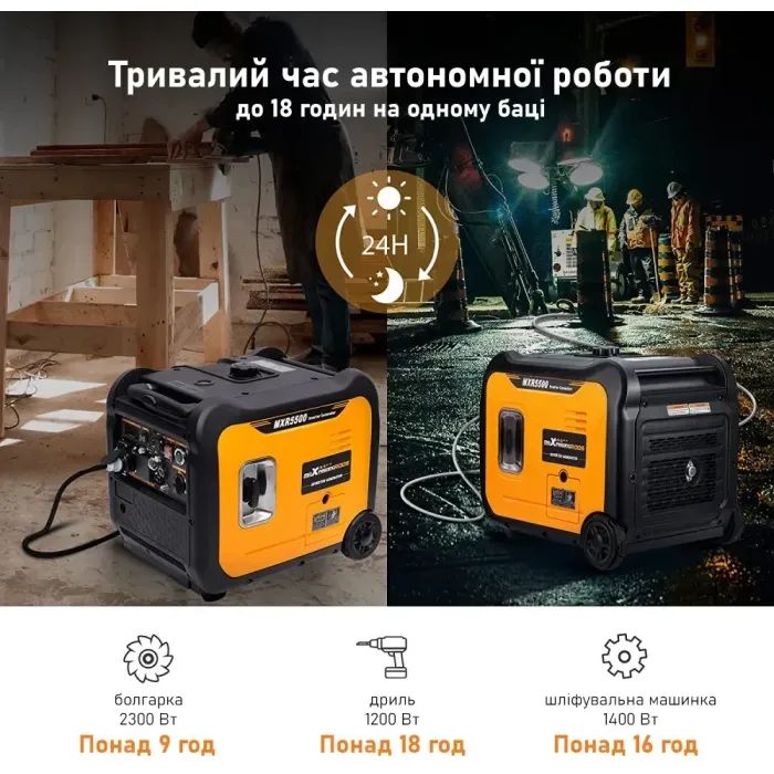Генератор maXpeedingRODS MXR5500 (5.5kW), 220V, 50Hz, 13.5л, дистанційний запуск (mxr5500) зображення 7