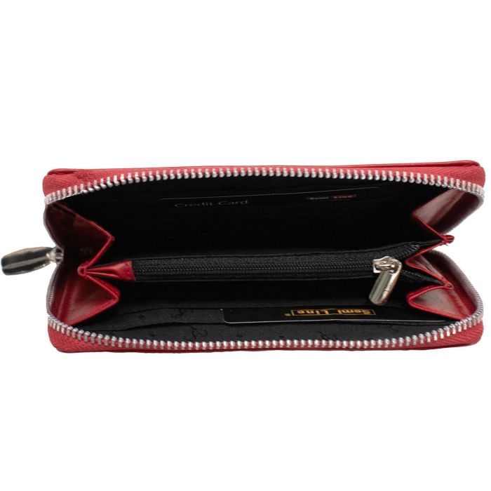 Гаманець Semi Line RFID Red (DAS303160) зображення 2