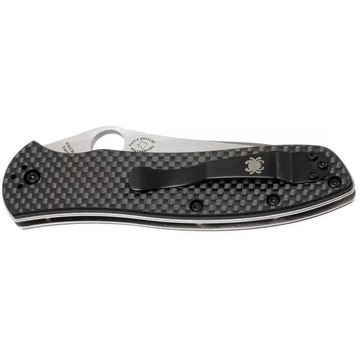 Нож Spyderco Bradley Folder 2 CPM M4 Carbon Fiber Black (C134CFP2) изображение 4