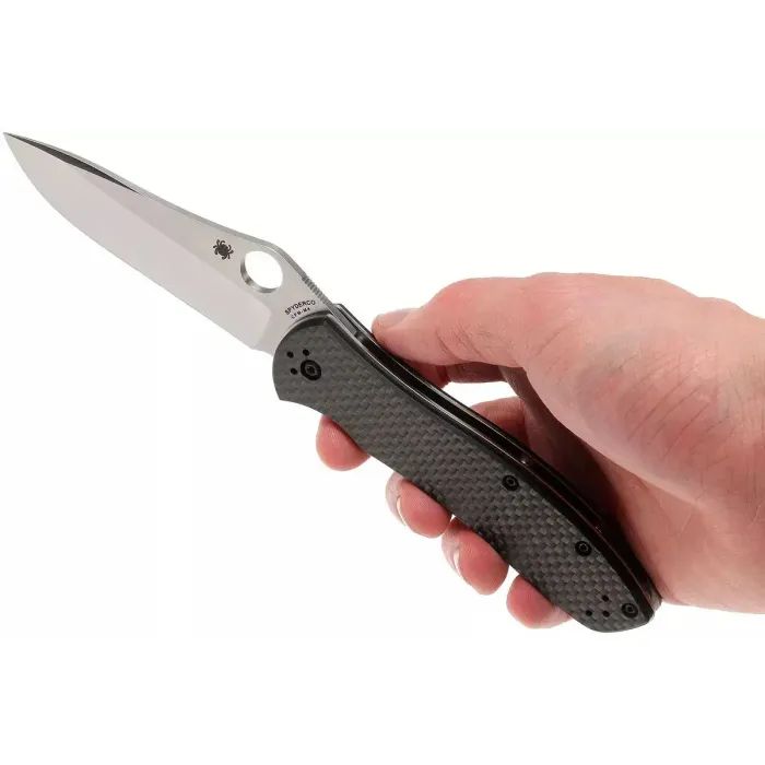 Нож Spyderco Bradley Folder 2 CPM M4 Carbon Fiber Black (C134CFP2) изображение 5