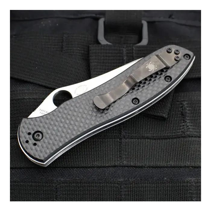 Нож Spyderco Bradley Folder 2 CPM M4 Carbon Fiber Black (C134CFP2) изображение 7