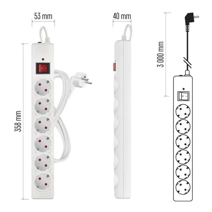 Сетевой удлинитель EMOS P54216 изображение 12