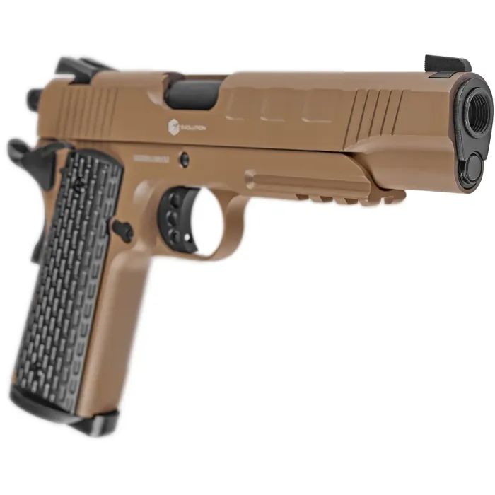 Страйкбольний пістолет Evolution E911 Defender Tan Green Gas (EP0511-T) зображення 3